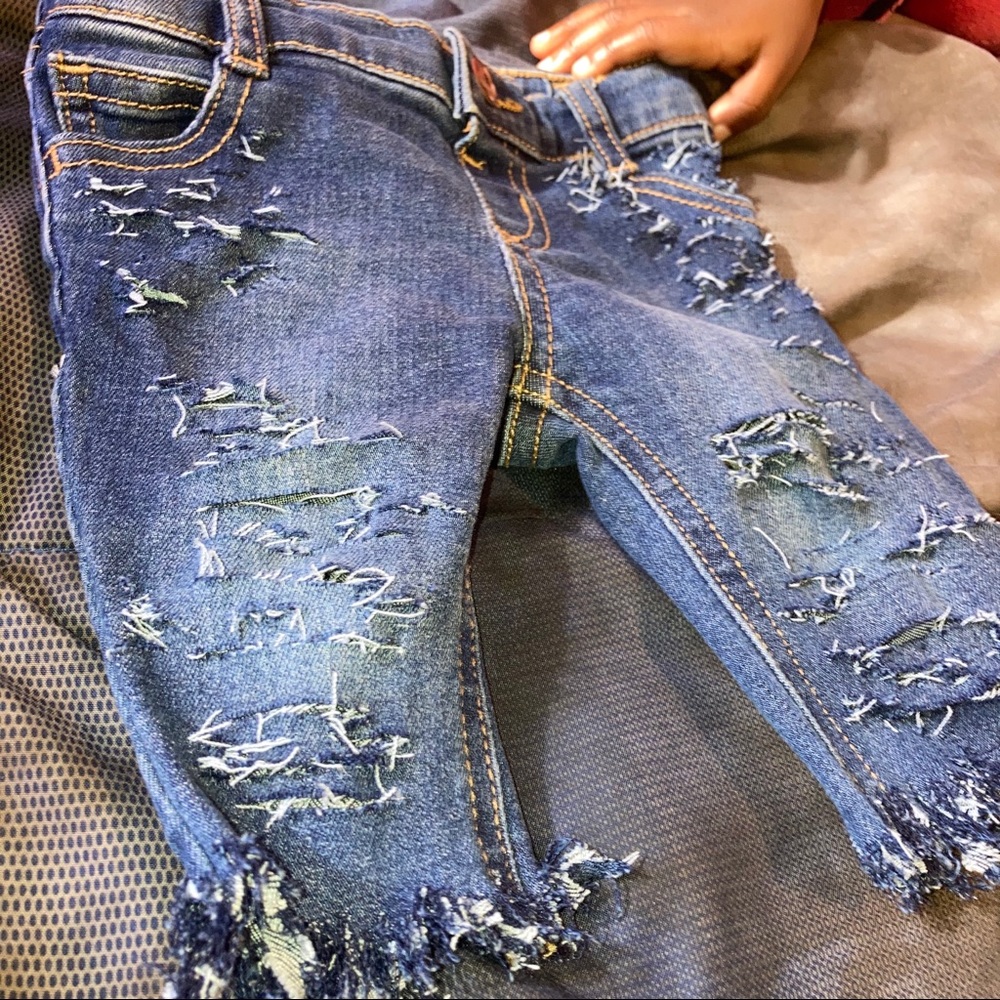 Ripped baby britches